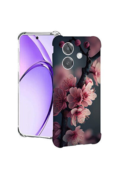 bestcase Carcasă spate antișoc pentru Oppo A60 5G / A40 / A40M, Cherry Blosso...