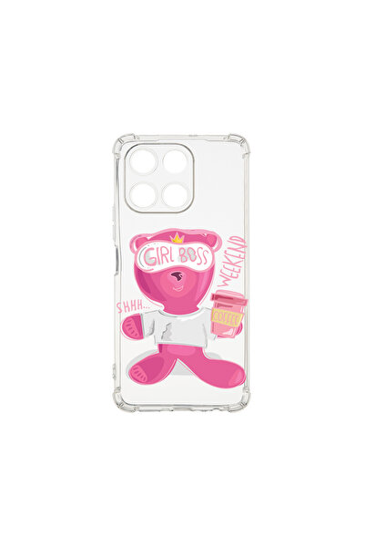 bestcase Carcasă spate antișoc pentru Honor 200 Smart, Teddy Bear - Gril Boss...