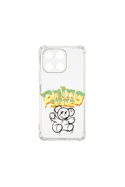 bestcase Carcasă spate antișoc pentru Honor 200 Smart, zâmbet de ursuleț de p...