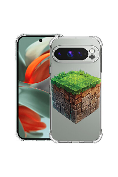 bestcase Carcasă spate antișoc pentru Google Pixel 9 Pro XL, Minecraft World,...