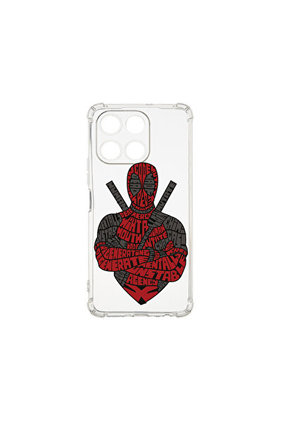 bestcase Carcasă spate antișoc pentru Honor 200 Smart, Calligraphy Dead Red, 1925010 AS 1520