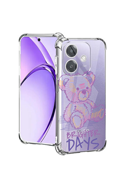 bestcase Carcasă spate antișoc pentru Oppo A60 5G / A40 / A40M, Teddy Bear Br...