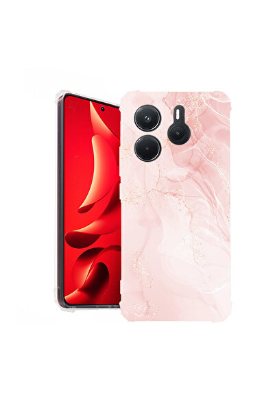 bestcase Carcasă spate antișoc pentru Xiaomi Redmi Note 14 4G, roz pastel, ma...