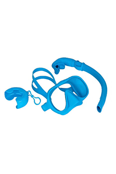 SHUFA Dalış Maske ve Şnorkel Seti Mavi QS-12