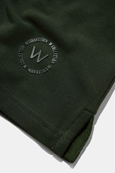 W Collection Khaki Polo Neck T-Shirt