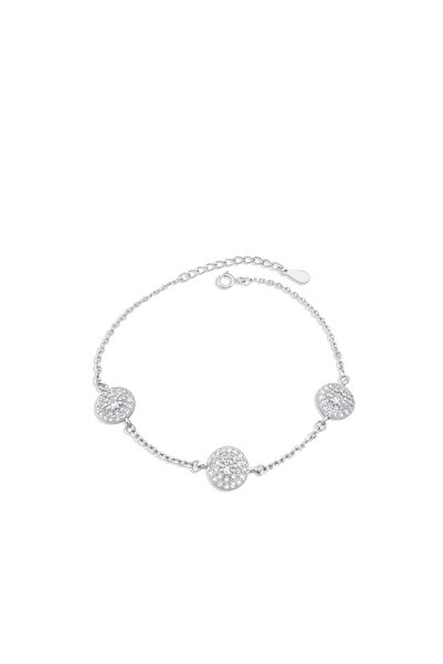 Pursehuit Brățară din argint 925, placată cu rodiu, cu pietre de zirconiu, No...