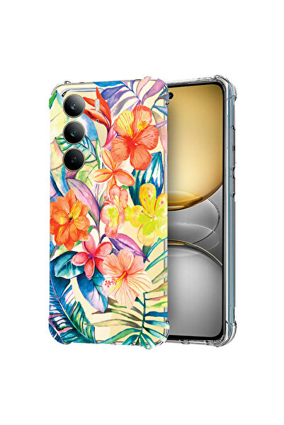 bestcase Αντικραδασμική πίσω θήκη για Realme C75, Τοπικά λουλούδια, 1988296 A...