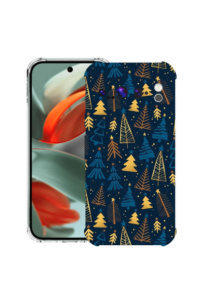bestcase Carcasă spate antișoc pentru Google Pixel 9 Pro XL, model de Crăciun...