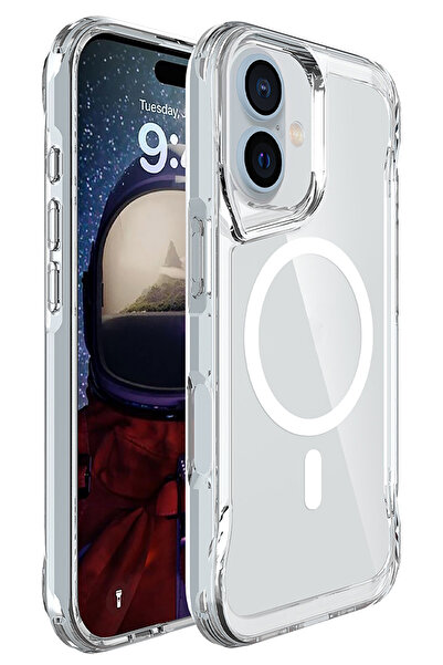 Nezih Case Apple iPhone 17 Uyumlu Magsafe Şarj Özellikli Koruyucu Kapak Kılıf