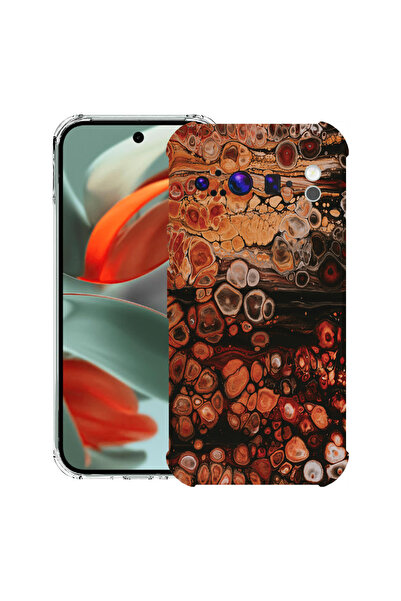 bestcase Carcasă spate antișoc pentru Google Pixel 9 Pro XL, model lemn, 1946...