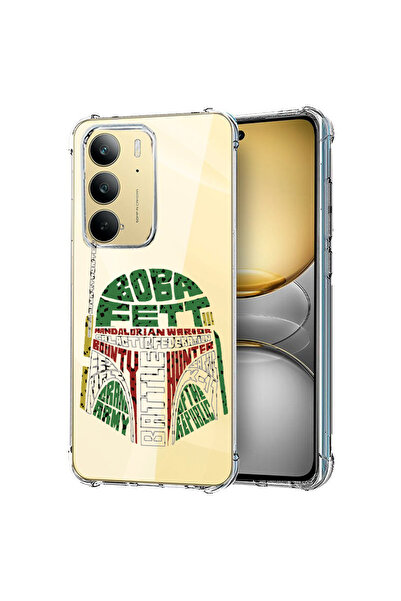 bestcase Удароустойчив гръб за Realme C75, калиграфия Боба Фет, 1988296 AS 1515