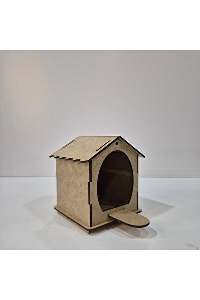 toptanetkinlikboyama Ahşap Kuş Evi Boyama Seti | Çocuklar Eğitici MDF 13x16 | Demonte Kuş Yuvası