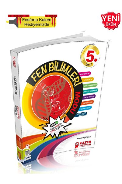 Zafer Yayınları 2026 - 5. Sınıf Fen Bilimleri Modu Fasikül Soru Bankası + Hediye
