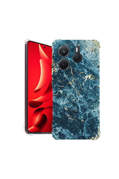 bestcase Carcasă spate antișoc pentru Xiaomi Redmi Note 14 5G, marmură - verd...