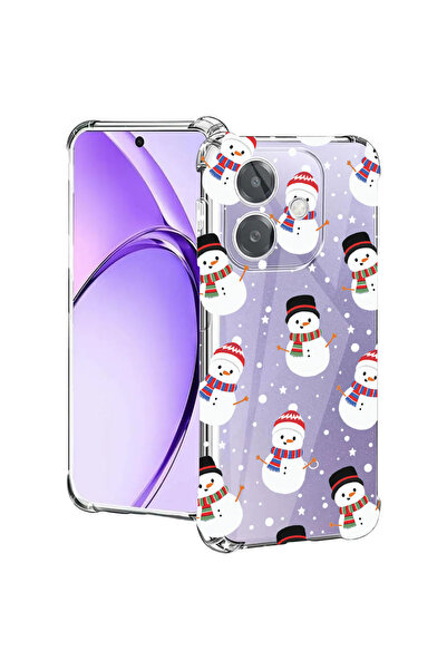 bestcase Carcasă spate antișoc pentru Oppo A60 5G / A40 / A40M, Om de zăpadă,...