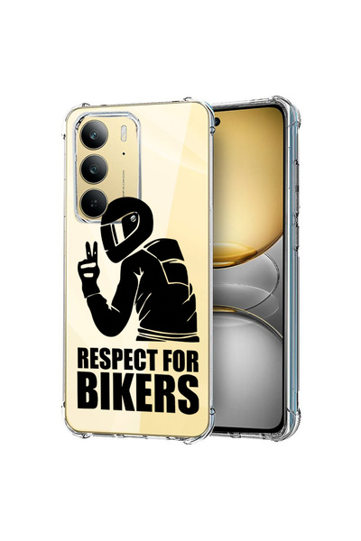 bestcase Carcasă spate antișoc pentru Realme C75, Respect For Bikers, 1988296...