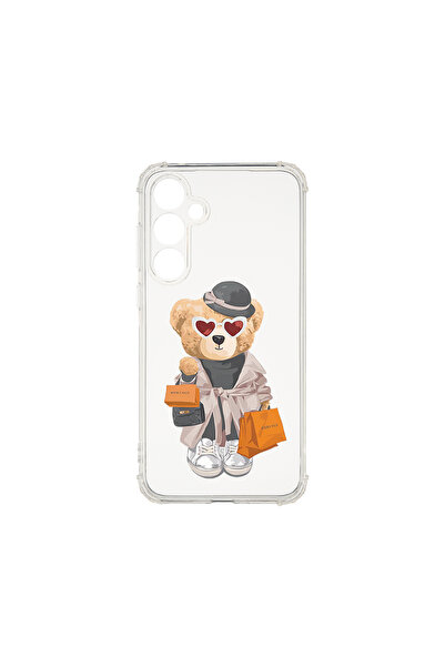 bestcase Carcasă spate antișoc pentru Samsung Galaxy A16, Teddy Bear Shopping...