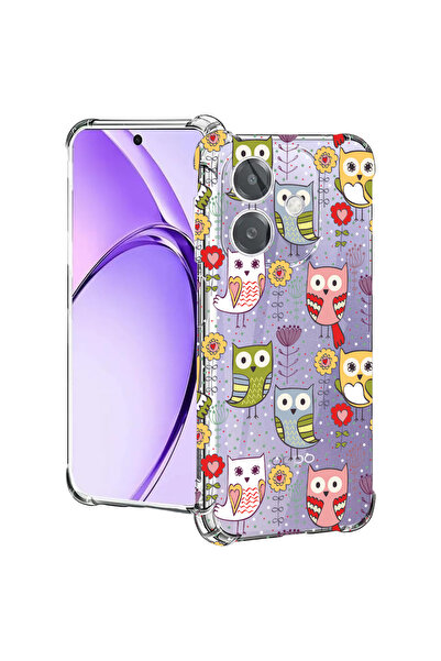 bestcase Carcasă spate antișoc pentru Oppo A60 5G / A40 / A40M, model bufniță...