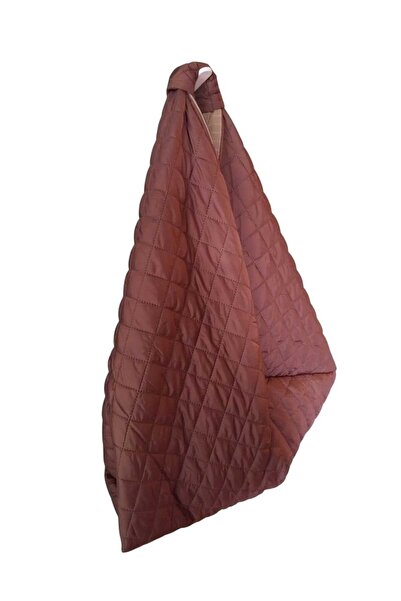 handedizayn Hande Dizayn Kahverengi Kapitona Origami Model Kadın Omuz Çantası (Dikkat Büyük Boy XXL)