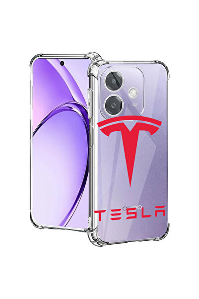 bestcase Carcasă spate antișoc pentru Oppo A60 5G / A40 / A40M, Tesla Red, 20...