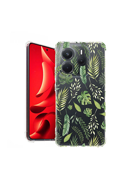 bestcase Carcasă spate antișoc pentru Xiaomi Redmi Note 14 5G, frunze verzi, ...