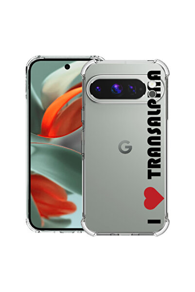 bestcase Αντικραδασμική θήκη πλάτης για Google Pixel 9 Pro XL, I Love Transal...