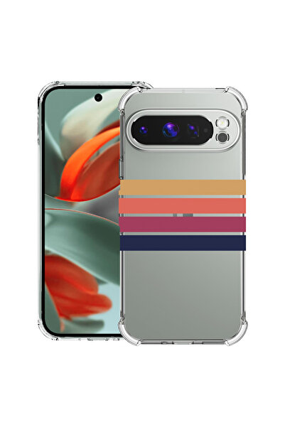 bestcase Carcasă spate antișoc pentru Google Pixel 9 Pro XL, Retro Lines, 1946015 AS 1479