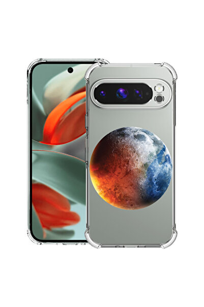 bestcase Αντικραδασμική θήκη πίσω μέρους για Google Pixel 9 Pro XL, Earth, 19...