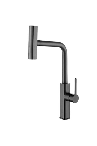 Flextail Black Kitchen Sink Faucet Multi-Mode Spiral Pull-And-Let Head Sprinkler