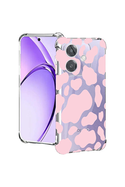 bestcase Carcasă spate antișoc pentru Oppo A60 5G / A40 / A40M, roz vacă, 200...