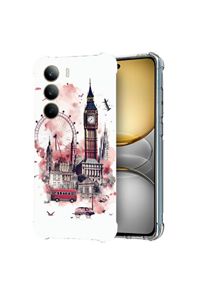 bestcase Αντικραδασμική πίσω θήκη για Realme C75, Επισκεφθείτε το Λονδίνο, 19...