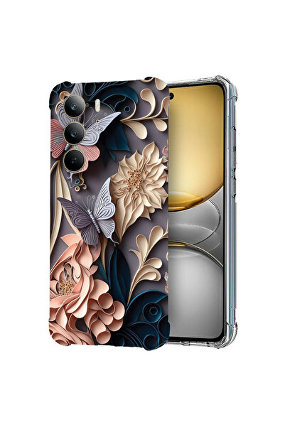 bestcase Carcasă spate antișoc pentru Realme 14x 5G, Butterfly, 1988297 AS 1225