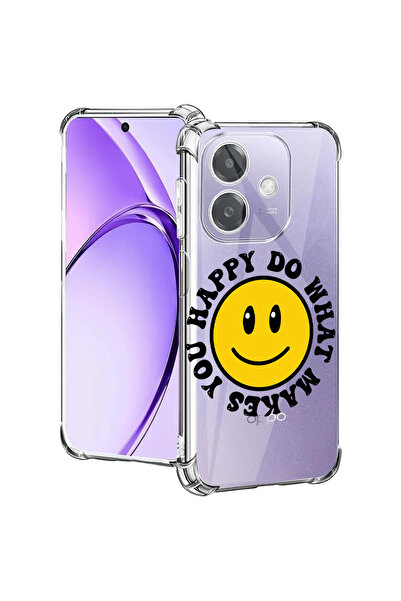 bestcase Carcasă spate antișoc pentru Oppo A60 5G / A40 / A40M, Happy Smiley, 2004575 AS 1813
