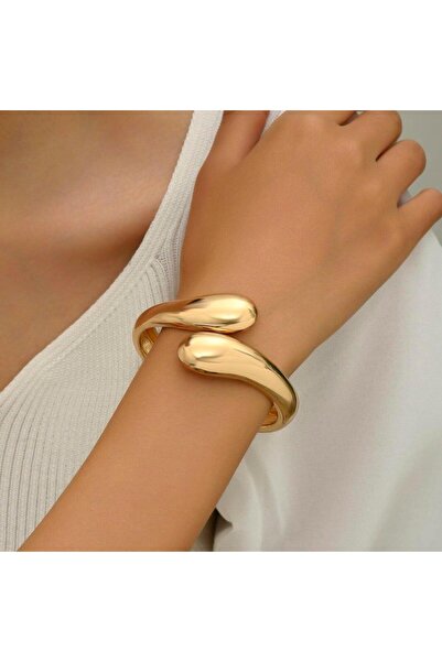 Pursehuit Brățară aurie, formă abstractă, Patry C9