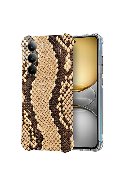 bestcase Αντικραδασμική πίσω θήκη για Realme C75, μοτίβο φιδιού, 1988296 AS 898