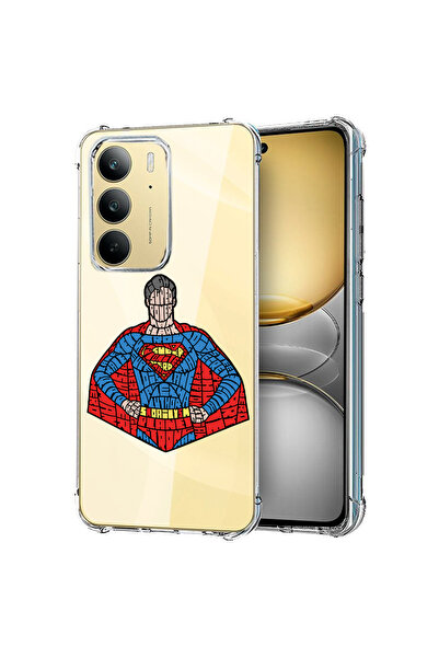bestcase Αντικραδασμική πίσω θήκη για Realme C75, Καλλιγραφία Superman, 19882...