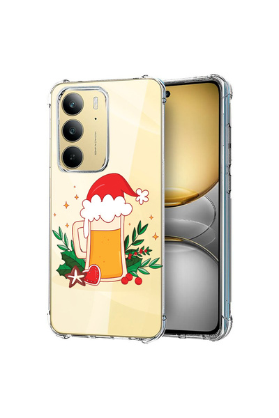 bestcase Carcasă spate antișoc pentru Realme 14x 5G, Bere de Crăciun, 1988297...