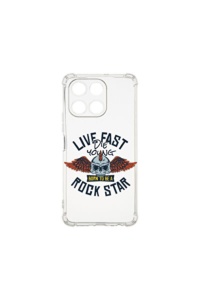 bestcase Αντικραδασμική θήκη πίσω μέρους για Honor 200 Smart, Rock Star, 1925...