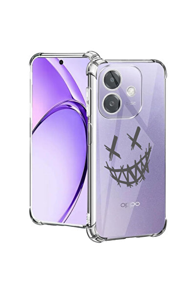 bestcase Carcasă spate antișoc pentru Oppo A60 5G / A40 / A40M, Zâmbește te r...