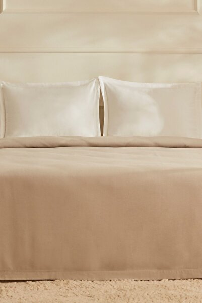 Karaca Home Λευκή Συλλογή Vian Çİft Kişileri Πέτρα Μπαμπού Πίκε