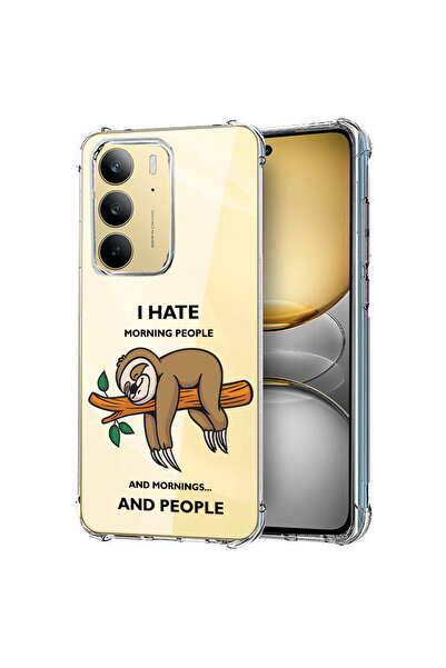 bestcase Carcasă spate antișoc pentru Realme 14x 5G, I Hate Morning, 1988297 ...
