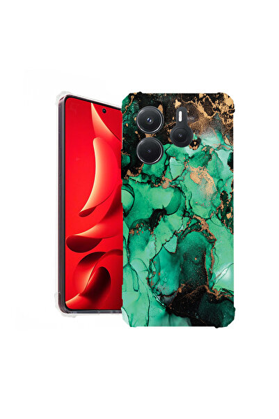 bestcase Carcasă spate antișoc pentru Xiaomi Redmi Note 14 5G, marmură închis...