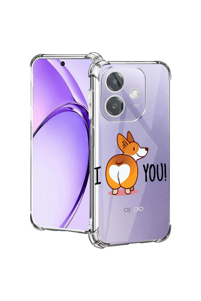 bestcase Carcasă spate antișoc pentru Oppo A60 5G / A40 / A40M, Emoji dulce c...