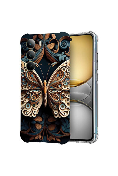 bestcase Carcasă spate antișoc pentru Realme 14x 5G, Beauty Butterfly, 198829...