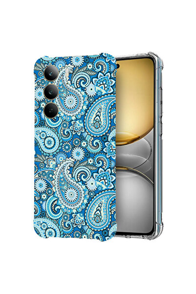 bestcase Carcasă spate antișoc pentru Realme 14x 5G, albastră non-figurativă,...