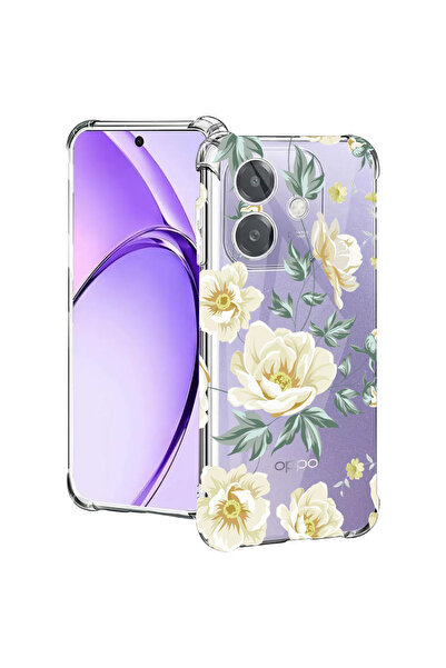 bestcase Carcasă spate antișoc pentru Oppo A60 5G / A40 / A40M, flori, 200457...
