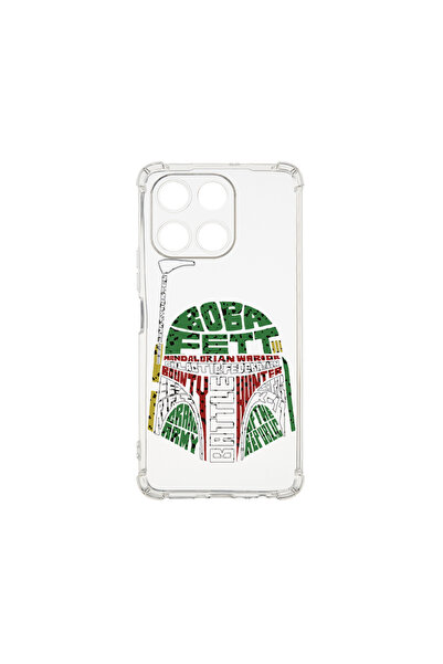 bestcase Αντικραδασμική πίσω θήκη για Honor 200 Smart, Calligraphy Boba Fett,...