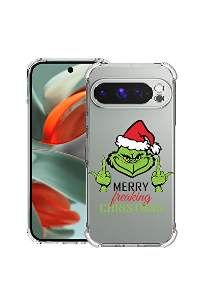 bestcase Carcasă spate antișoc pentru Google Pixel 9 Pro XL, Grinches - Crăci...