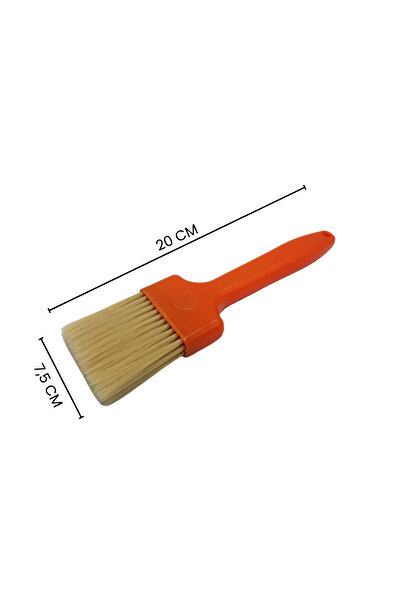 PASTRY PLANET Orange Handle Egg Brush 20X7.5 cm