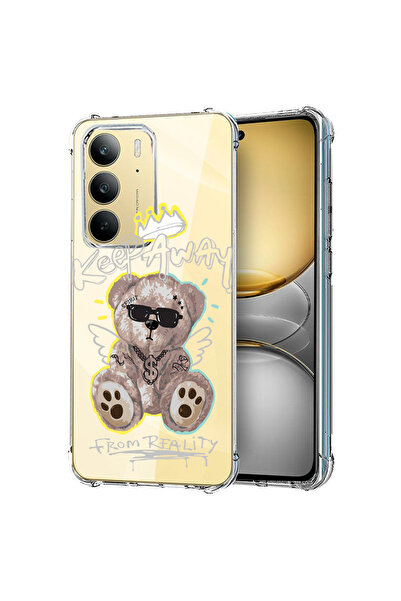 bestcase Carcasă spate antișoc pentru Realme 14x 5G, Teddy Bear Keep Away, 19...